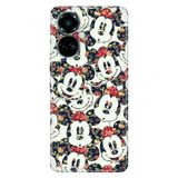 Senada Tecno Camon 19 Pro İle Uyumlu Kılıf Modern Tasarım Silikon Desenli Mouse