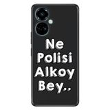 Senada Tecno Camon 19 Pro İle Uyumlu Kılıf Modern Tasarım Silikon Desenli Ne Polisi