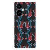 Senada Tecno Camon 19 Pro İle Uyumlu Kılıf Modern Tasarım Silikon Desenli Osmanlı Motif