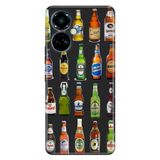 Senada Tecno Camon 19 Pro İle Uyumlu Kılıf Modern Tasarım Silikon Desenli Pub Concept