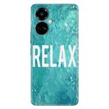 Senada Tecno Camon 19 Pro İle Uyumlu Kılıf Modern Tasarım Silikon Desenli Relax Mermer