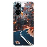 Senada Tecno Camon 19 Pro İle Uyumlu Kılıf Modern Tasarım Silikon Desenli Romantikyol