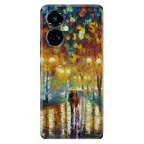 Senada Tecno Camon 19 Pro İle Uyumlu Kılıf Modern Tasarım Silikon Desenli Romantizm