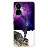 Senada Tecno Camon 19 Pro İle Uyumlu Kılıf Modern Tasarım Silikon Desenli Smoke