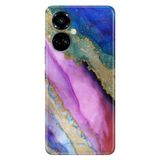 Senada Tecno Camon 19 Pro İle Uyumlu Kılıf Modern Tasarım Silikon Desenli Soho Mermer