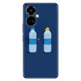 Senada Tecno Camon 19 Pro İle Uyumlu Kılıf Modern Tasarım Silikon Desenli Su Iç Dostum