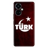Senada Tecno Camon 19 Pro İle Uyumlu Kılıf Modern Tasarım Silikon Desenli Tc Türk