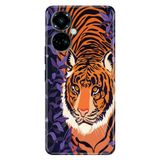 Senada Tecno Camon 19 Pro İle Uyumlu Kılıf Modern Tasarım Silikon Desenli Tiger
