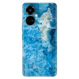 Senada Tecno Camon 19 Pro İle Uyumlu Kılıf Modern Tasarım Silikon Desenli Trend Ametist