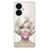 Senada Tecno Camon 19 Pro İle Uyumlu Kılıf Modern Tasarım Silikon Desenli Trend Marliyn