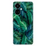 Senada Tecno Camon 19 Pro İle Uyumlu Kılıf Modern Tasarım Silikon Desenli Tropical