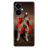 Senada Tecno Camon 19 Pro İle Uyumlu Kılıf Modern Tasarım Silikon Desenli Uzayın Sahibi