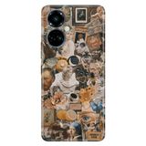 Senada Tecno Camon 19 Pro İle Uyumlu Kılıf Modern Tasarım Silikon Desenli Van.Gogh