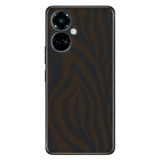 Senada Tecno Camon 19 Pro İle Uyumlu Kılıf Modern Tasarım Silikon Desenli Zebra,Color116