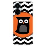Senada Tecno Camon 19 Pro İle Uyumlu Kılıf Modern Tasarım Silikon Desenli Zigzag Baykuş