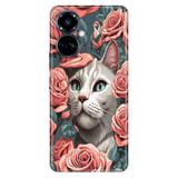 Senada Tecno Camon 19 Pro ile Uyumlu Kılıf Resimli Desenli Silikon Canım Kedim