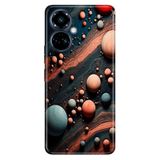Senada Tecno Camon 19 Pro ile Uyumlu Kılıf Resimli Desenli Silikon Gezegen