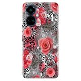 Senada Tecno Camon 19 Pro ile Uyumlu Kılıf Resimli Desenli Silikon Leopare