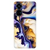 Senada Tecno Camon 19 Pro ile Uyumlu Kılıf Resimli Desenli Silikon Lounge Mermer