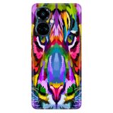 Senada Tecno Camon 19 Pro ile Uyumlu Kılıf Resimli Desenli Silikon Retro Aslan