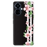 Senada Tecno Camon 19 Pro ile Uyumlu Kılıf Resimli Desenli Silikon Şato Bahçesi