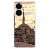 Senada Tecno Camon 19 Pro İle Uyumlu Kılıf Silikon Desenli Tam Koruma Resimli Kapak Camii
