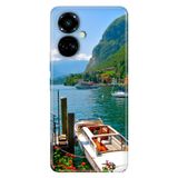 Senada Tecno Camon 19 Pro İle Uyumlu Kılıf Silikon Desenli Tam Koruma Resimli Kapak Como