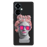 Senada Tecno Camon 19 Pro İle Uyumlu Kılıf Silikon Desenli Tam Koruma Resimli Kapak Cool Tanrıça