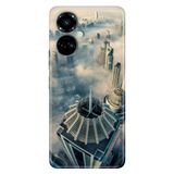 Senada Tecno Camon 19 Pro İle Uyumlu Kılıf Silikon Desenli Tam Koruma Resimli Kapak Dubai Manzara