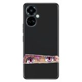 Senada Tecno Camon 19 Pro İle Uyumlu Kılıf Silikon Desenli Tam Koruma Resimli Kapak Gizli Bakış