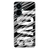 Senada Tecno Camon 19 Pro İle Uyumlu Kılıf Silikon Desenli Tam Koruma Resimli Kapak Gri Aşk Love Tema