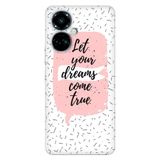 Senada Tecno Camon 19 Pro İle Uyumlu Kılıf Silikon Desenli Tam Koruma Resimli Kapak Let Dream Love