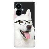 Senada Tecno Camon 19 Pro İle Uyumlu Kılıf Silikon Desenli Tam Koruma Resimli Kapak Prof Dog