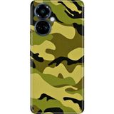 Senada Tecno Camon 19 Pro Kılıf Desenli Baskılı Tpu Rubber Kapak Askeri - 001-Renkli
