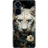 Senada Tecno Camon 19 Pro Kılıf Desenli Baskılı Tpu Rubber Kapak Aslan - 001-Renkli