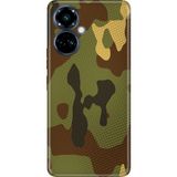 Senada Tecno Camon 19 Pro Kılıf Desenli Baskılı Tpu Rubber Kapak Çöl Askeri - 001-Renkli