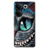 Senada Tecno Camon 20 Pro 4G İle Uyumlu Kılıf Silikon Desenli Tam Koruma Resimli Kapak Arsız Kedi