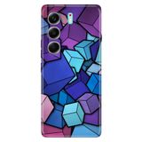 Senada Tecno Camon 40 Pro 5G CM7 ile Uyumlu Kılıf Dekoratif Silikon Baskılı Kapak 4D Küpler