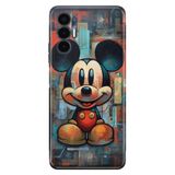 Senada Tecno Pova 3 ile Uyumlu Kılıf Resimli Desenli Silikon 05MickeySmile1111