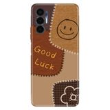 Senada Tecno Pova 3 ile Uyumlu Kılıf Resimli Desenli Silikon Good Luck