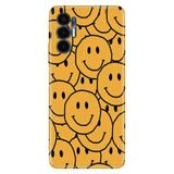 Senada Tecno Pova 3 ile Uyumlu Kılıf Resimli Desenli Silikon Gülen Emoji