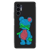 Senada Tecno Pova 3 ile Uyumlu Kılıf Resimli Desenli Silikon Kayıp Ayıcık