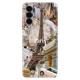 Senada Tecno Pova 3 ile Uyumlu Kılıf Resimli Desenli Silikon Paris