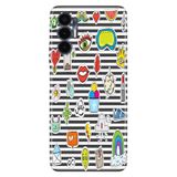 Senada Tecno Pova 3 ile Uyumlu Kılıf Resimli Desenli Silikon Patches