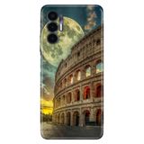 Senada Tecno Pova 3 ile Uyumlu Kılıf Resimli Desenli Silikon Roma