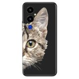 Senada Tecno Pova 4 Pro İle Uyumlu Kılıf Silikon Desenli Resimli Uv Kapak Kedi Prisma