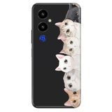 Senada Tecno Pova 4 Pro İle Uyumlu Kılıf Silikon Desenli Resimli Uv Kapak Pisi Pisi Kedi
