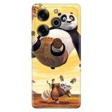 Senada Tecno Pova 6 Pro İle Uyumlu Kılıf Silikon Desenli Realme Tecno Pova 6 Pro Kungfu Panda