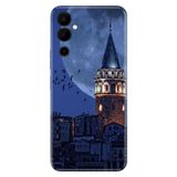 Senada Tecno Pova Neo 2 ile Uyumlu Kılıf Resimli Desenli Silikon Galata Moon