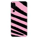 Senada Tecno Pova Neo 2 ile Uyumlu Kılıf Resimli Desenli Silikon Pembe Siyah